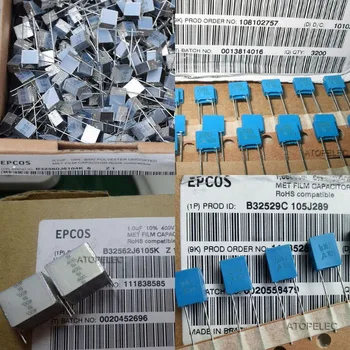 10pcs EPCOS Film Capacitor Hi-Fi Audio 0.1 uF/0.22 uF/1uF 63V/100V/400V
