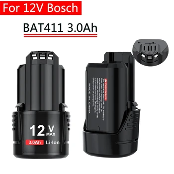 12 Bosch 3000mAh BAT411 Akumulator Bosch 12 Bateri për: BOSCH BAT412A BAT413A D-70745GOP 2607336013 2607336014 PS20-2