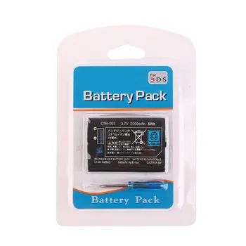 1pcs 3.7 V 2000mAh ZTD-003 Rechargeable Litium Bateri + Kaçavidë Për 2DS XL 3DS Celulare Kontrollues