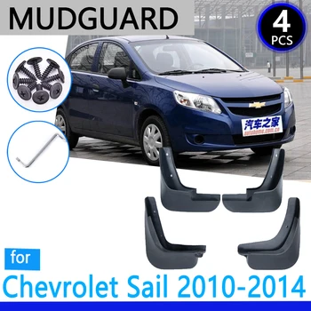 Mudguards e përshtatshme për Chevrolet Lundrojnë 2010~2014 Classic 2012 2013 Makinë Pajisje Mudflap Fender Auto Pjesë këmbimi