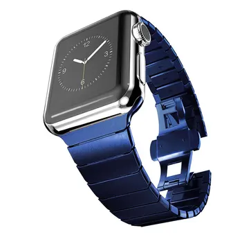 Çelik Rrip Për Apple watch band 45mm 41mm 44mm 42mm 40mm 38mm iwatch smartwatch byzylyk apple watch Seria 7 3 SE 6